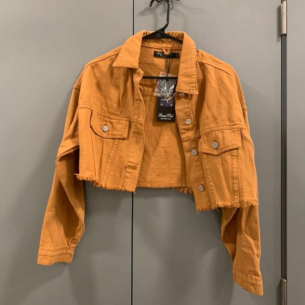 Shein | Distressed Denim Cropped Jacket